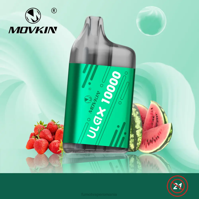 Fumot Vape Online Shop - Fumot Movkin Ulax 10000 capsule de vape de unică folosință - 12 ml (1 bucată) V26X306 cola cu cireșe