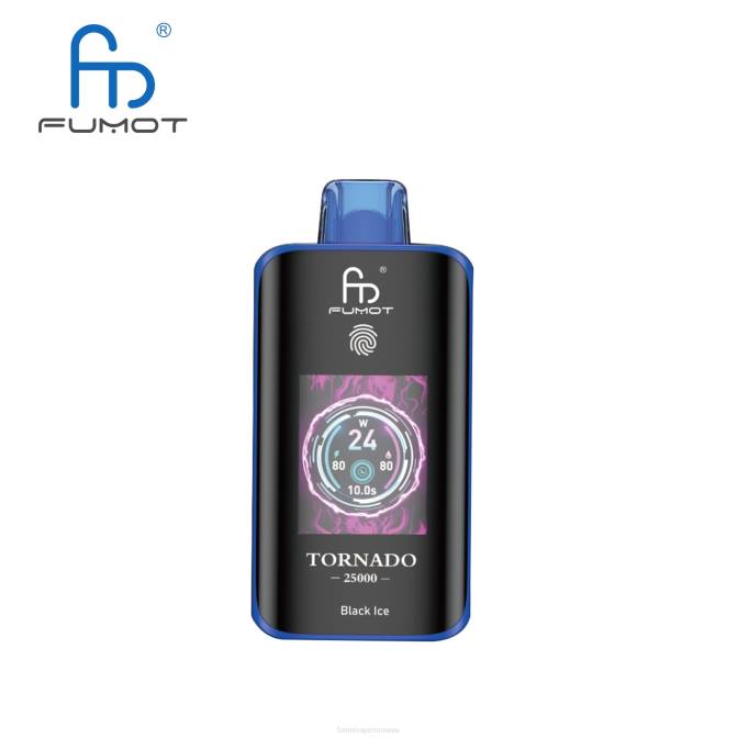 Fumot Store | Fumot Tornado 25000 vape de unică folosință gheață neagră L4242
