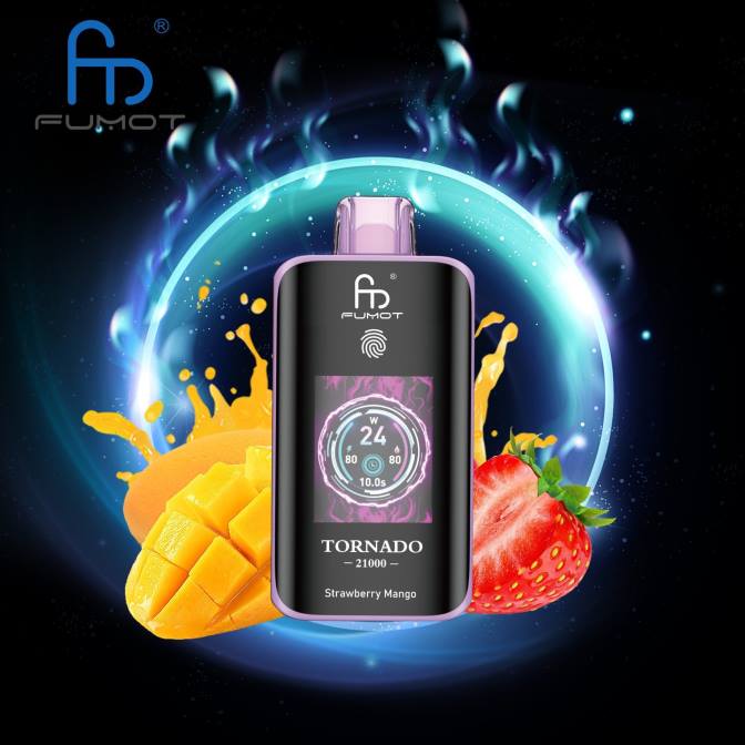 Fumot Vape Romania | Fumot Tornado 25000 vape de unică folosință mango cu capsuni L42411