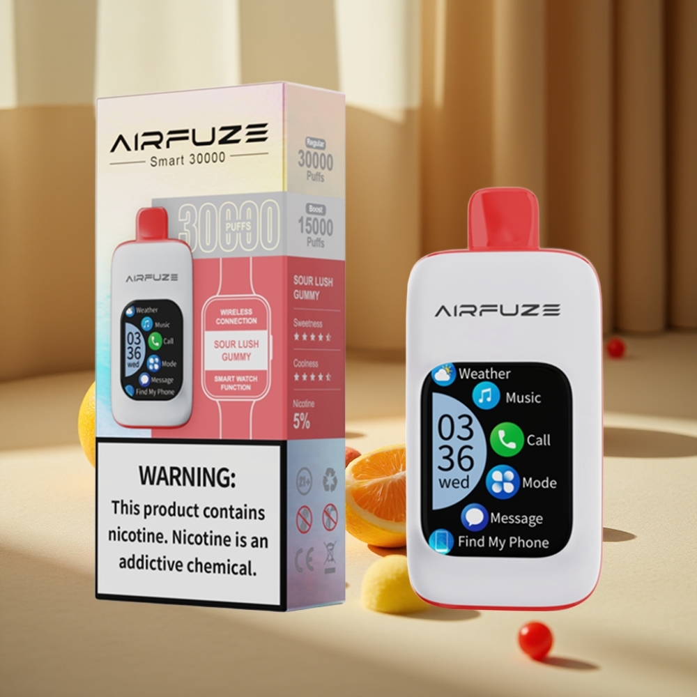 AirFuze Smart 30000 Puffs Disposable Pod Acru Gumos Delicios 900mAh 5%
