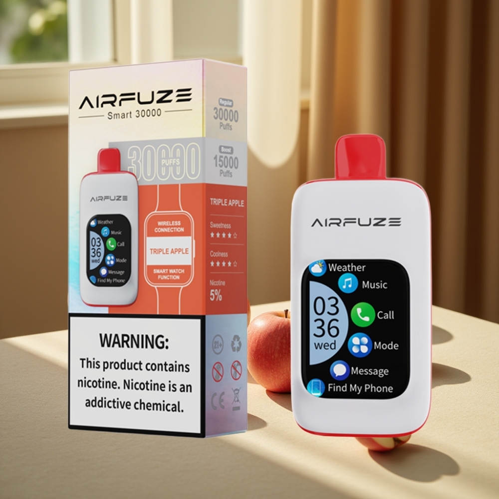 AirFuze Smart 30000 Pufuri Disposable Pod 900mAh 5% Nicotina Triple Măr