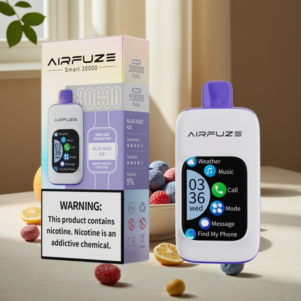 AirFuze Smart 30000 Pufuri Disposable Pod Afine Înghețată 900mAh 5% Nicotină