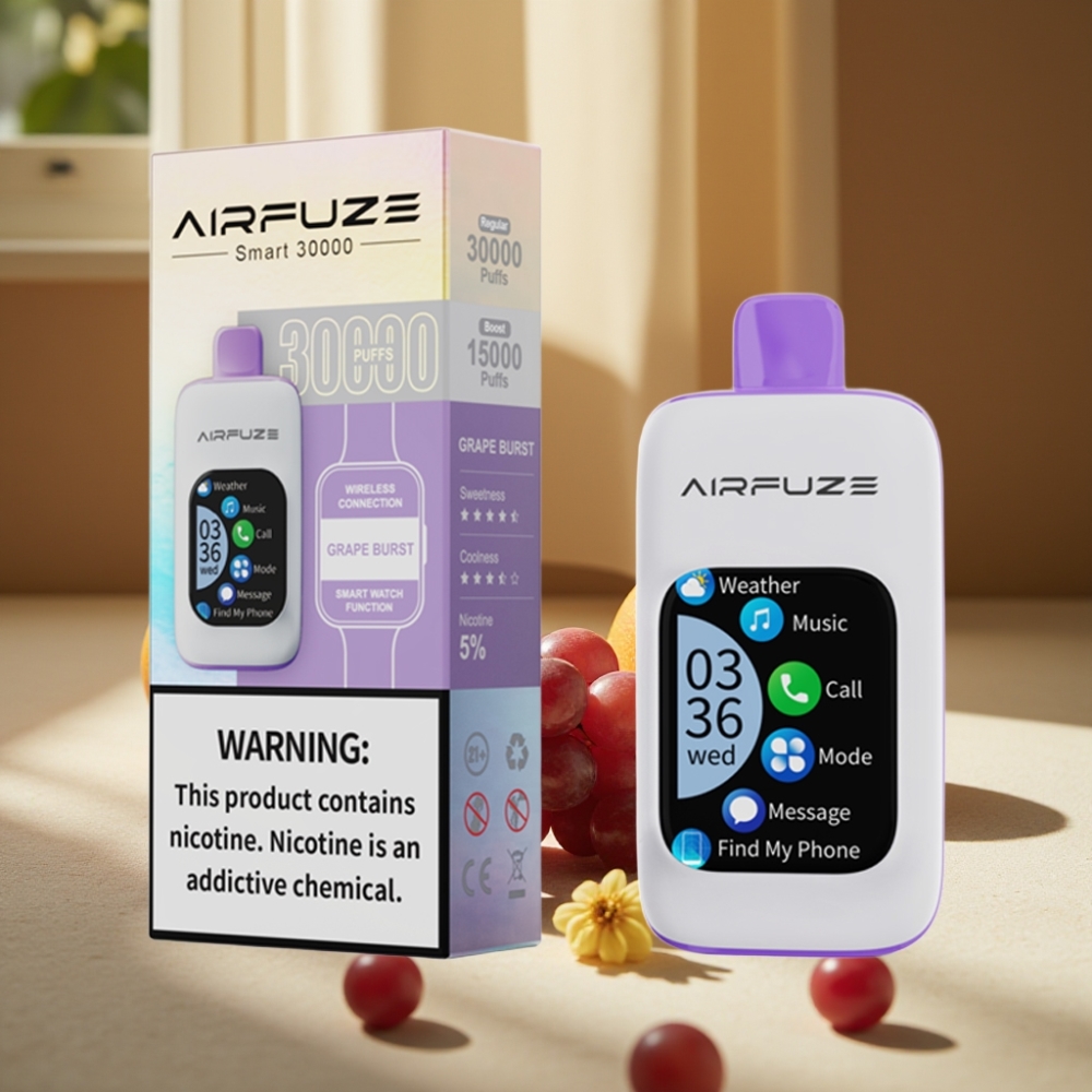 AirFuze Smart 30000 Pufuri Disposable Pod Explozie de Struguri 900mAh 5%