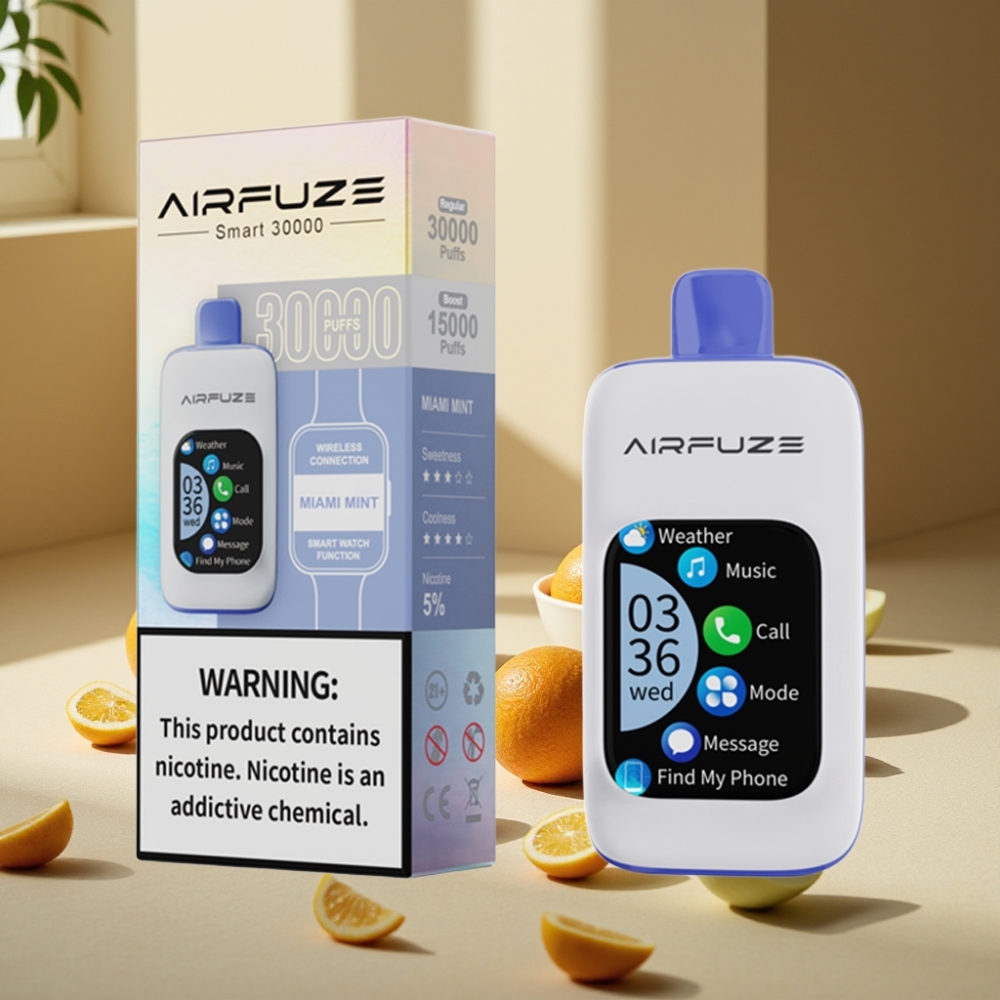 AirFuze Smart 30000 Pufuri Disposable Pod Miami Menta 5% 900mAh