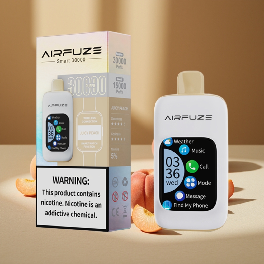 AirFuze Smart 30000 Pufuri Disposable Pod Piersică Zemoasă 900mAh 5% Nicotină