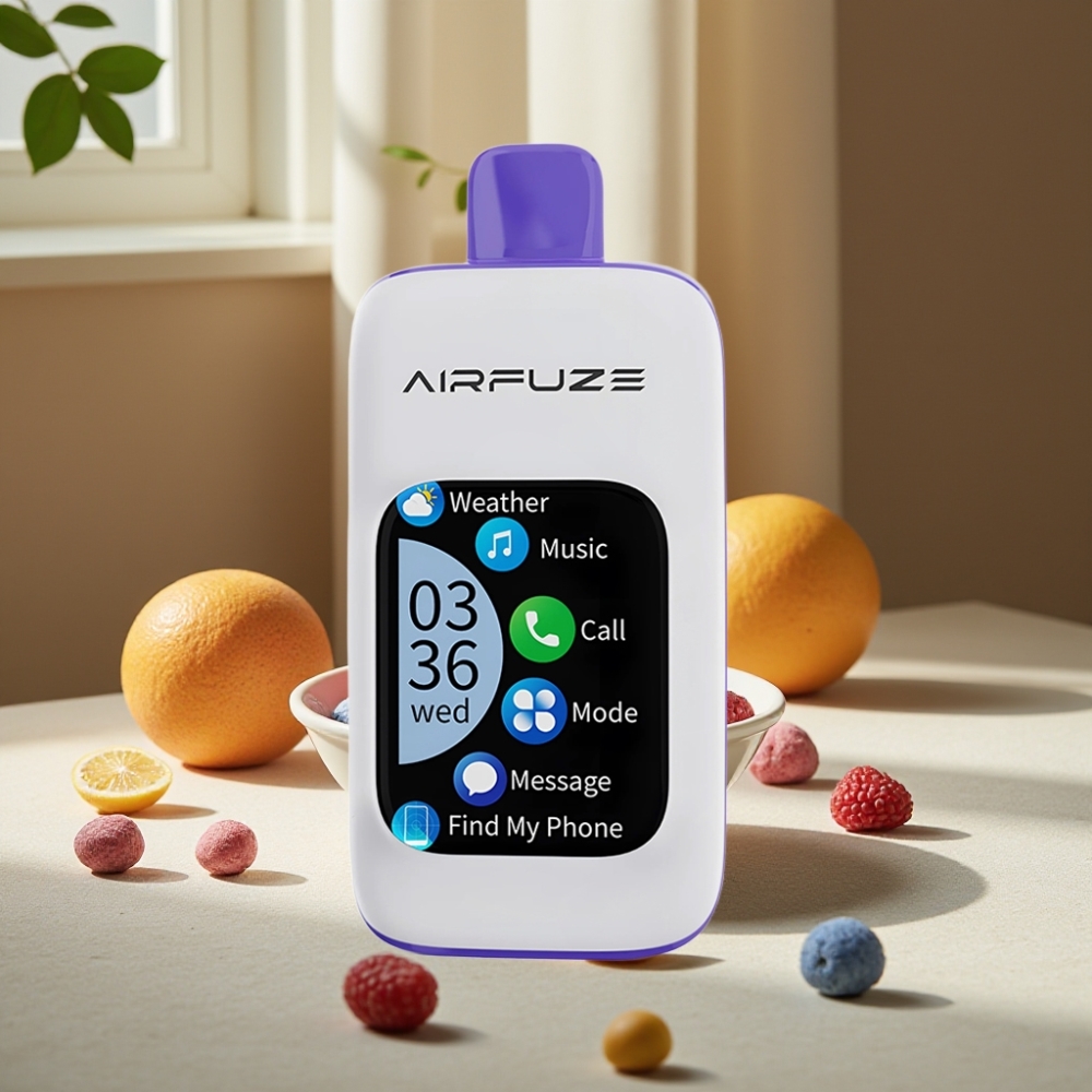 Airfuze Smart Pro 40000 Pufuri 900mAh Afumare Albastră Răcoroasă cu Gheață 20ML