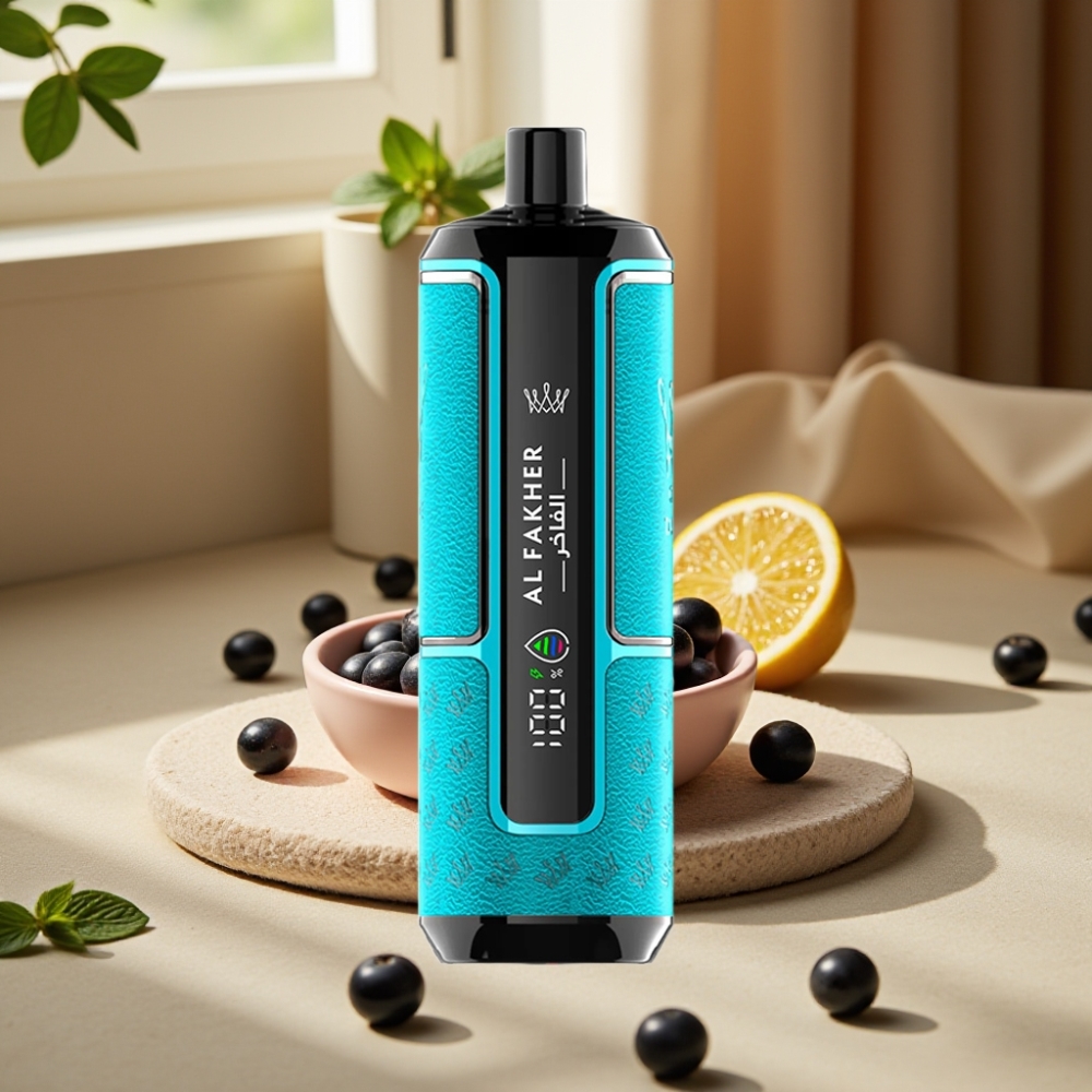 Al Fakher Crown Bar 15K Hypermax Disposable Vape Kit Coacăz Menta 22ml 600mAh