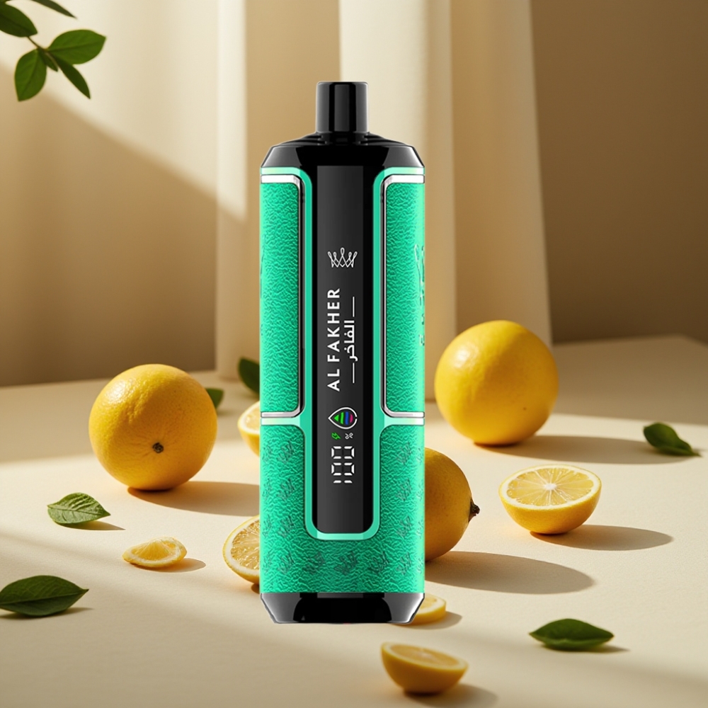 Al Fakher Crown Bar 15K Hypermax Disposable Vape Kit Lămâiță Mentă 15.000 de fumuri 22ml