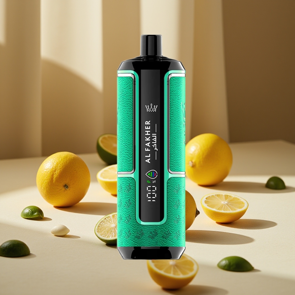 Al Fakher Crown Bar 15K Hypermax Disposable Vape Kit Lămâie Lime 15.000 de fumuri 22ml
