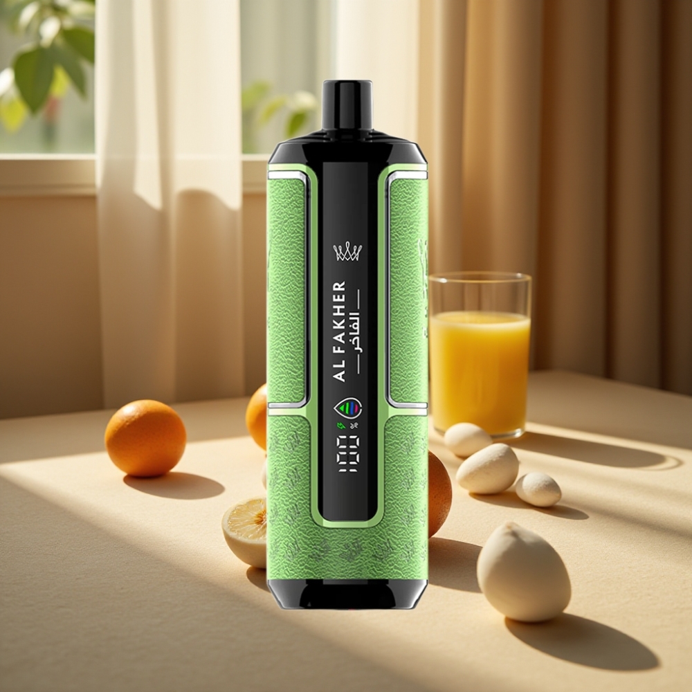 Al Fakher Crown Bar 15K Hypermax Disposable Vape Kit Vis Luminos și Vis Luminos 22ml 600mAh