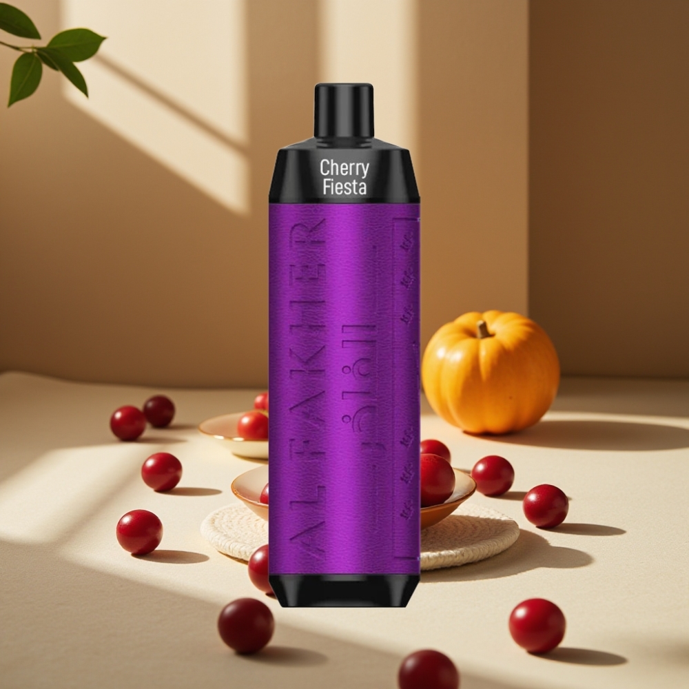 Al Fakher Crown Bar 8000 Crystal Disposable Vape Cherry Fiesta 18ml 5mg