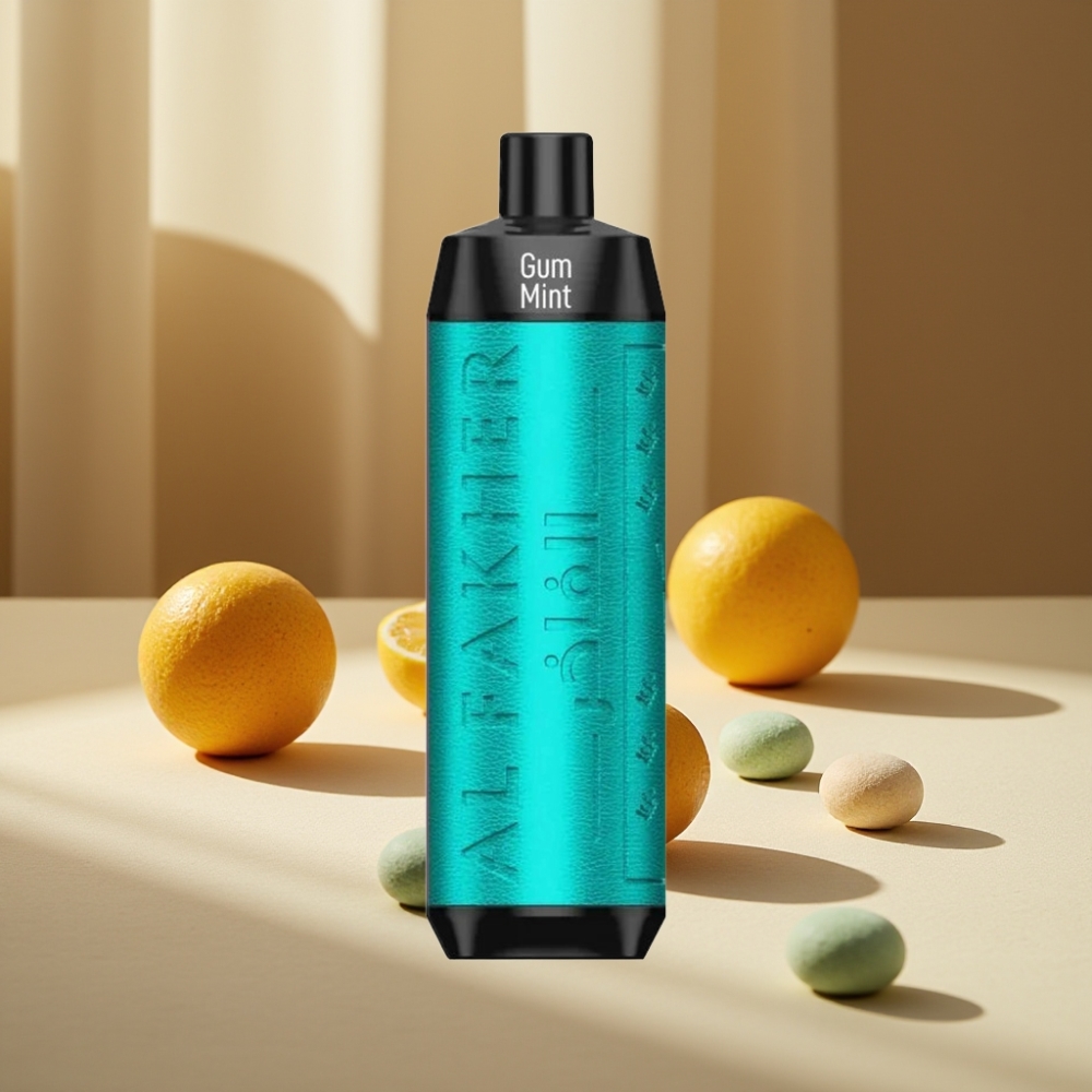 Al Fakher Crown Bar 8000 Crystal Disposable Vape Gum Mint 18ml 5mg