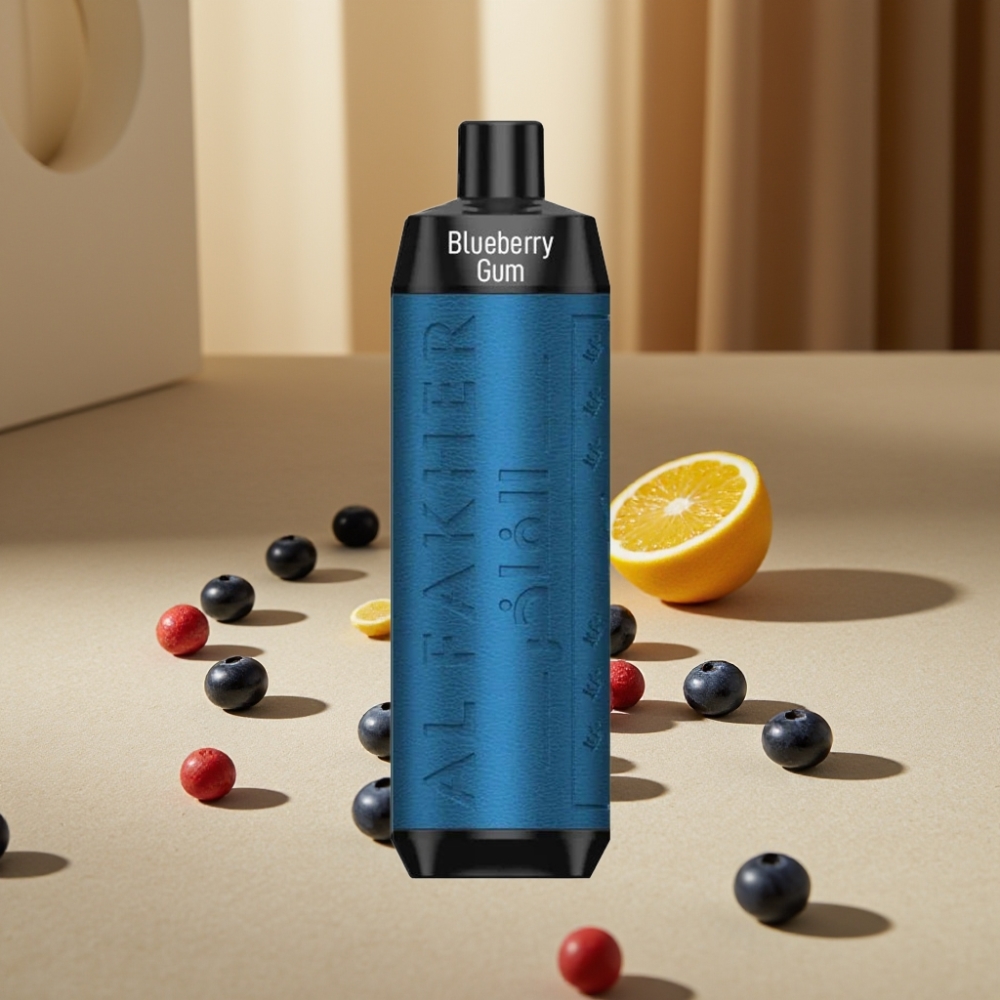 Al Fakher Crown Bar 8000 Crystal Disposable Vape Guma de Afine 8000 Pufuri 18ml