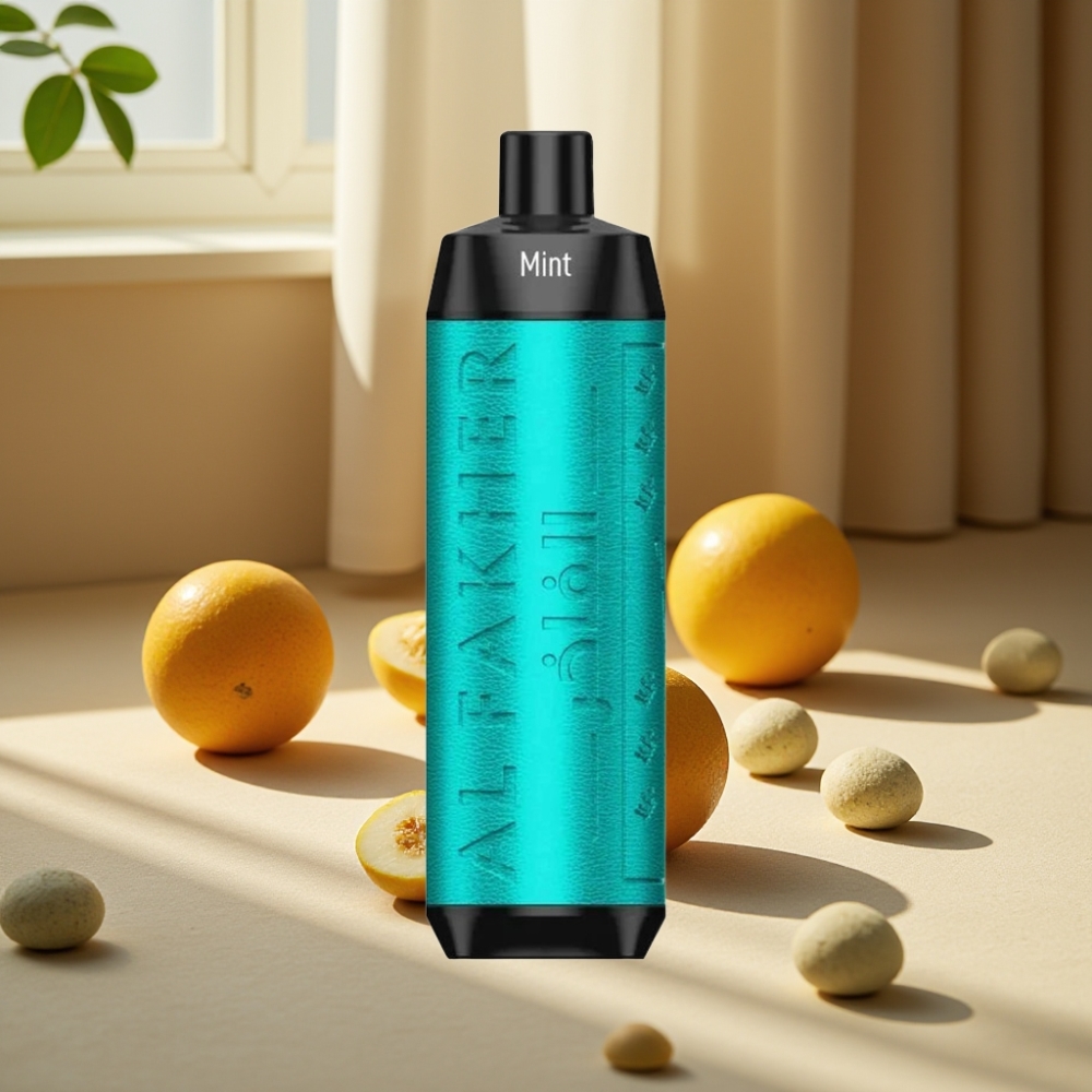 Al Fakher Crown Bar 8000 Crystal Disposable Vape Mentă 8000 Pufări 18ml