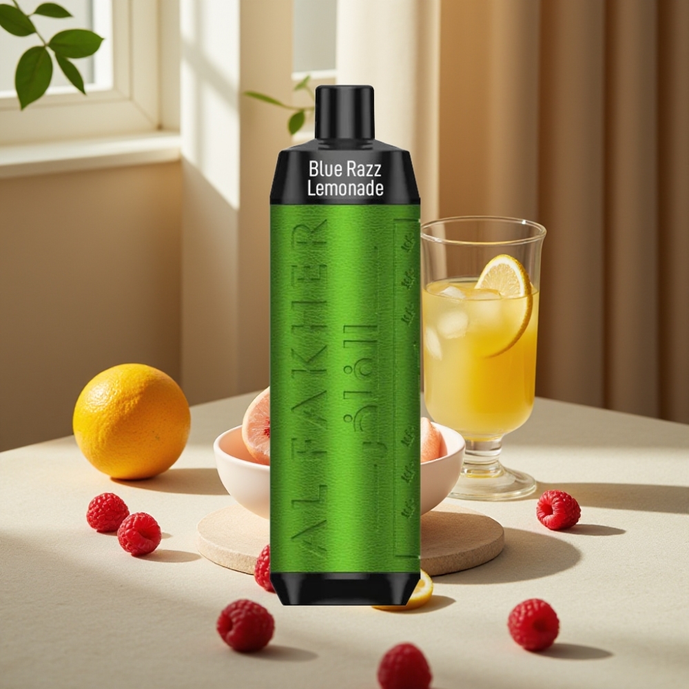 Al Fakher Crown Bar 8000 Crystal Disposable Vape Zmeură Albastră Limonadă 18ml 600mAh