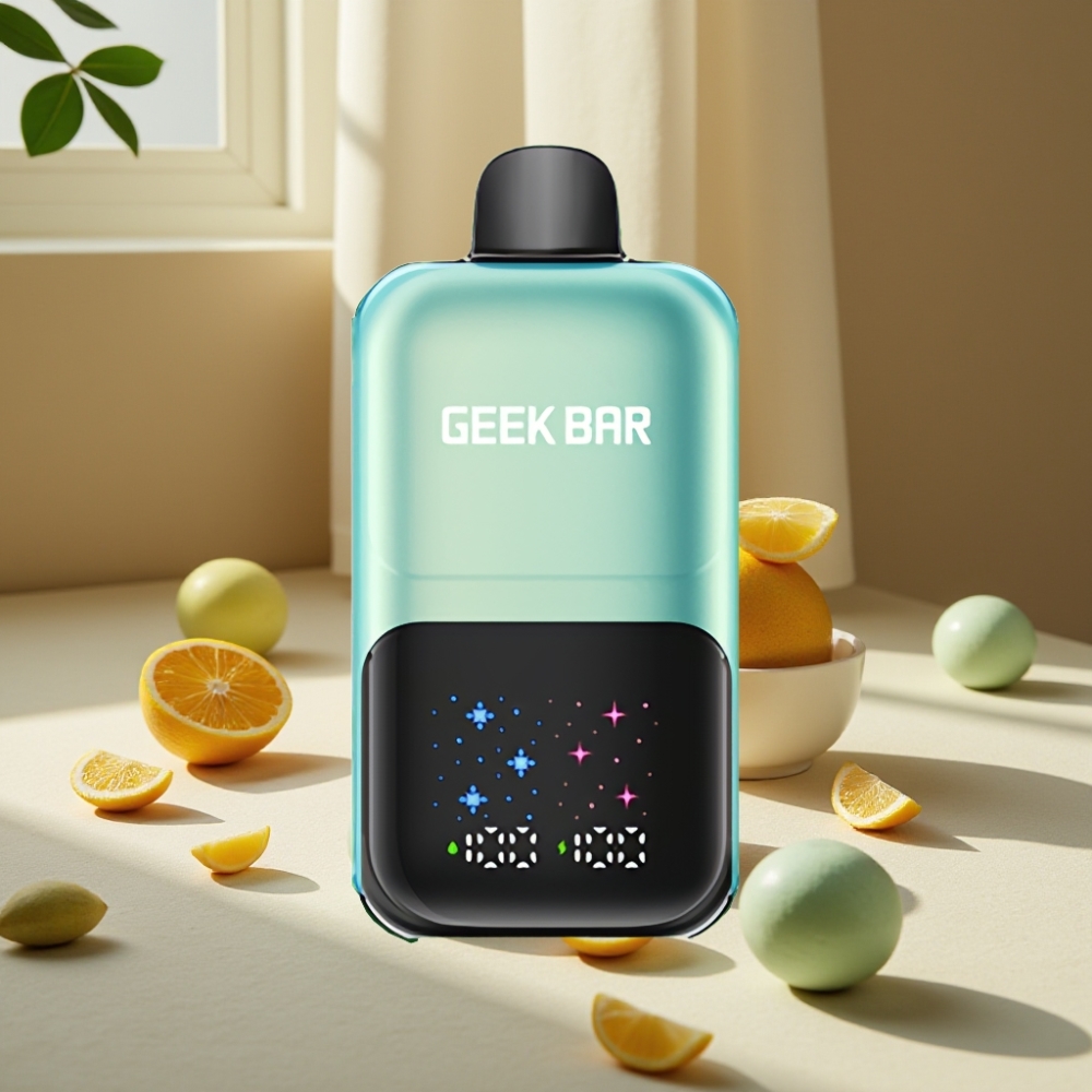 GEEK BAR 2GO 50000 Puffs 20ml Mentă Gheață Răcoritoare Ecran Mare Interactiv