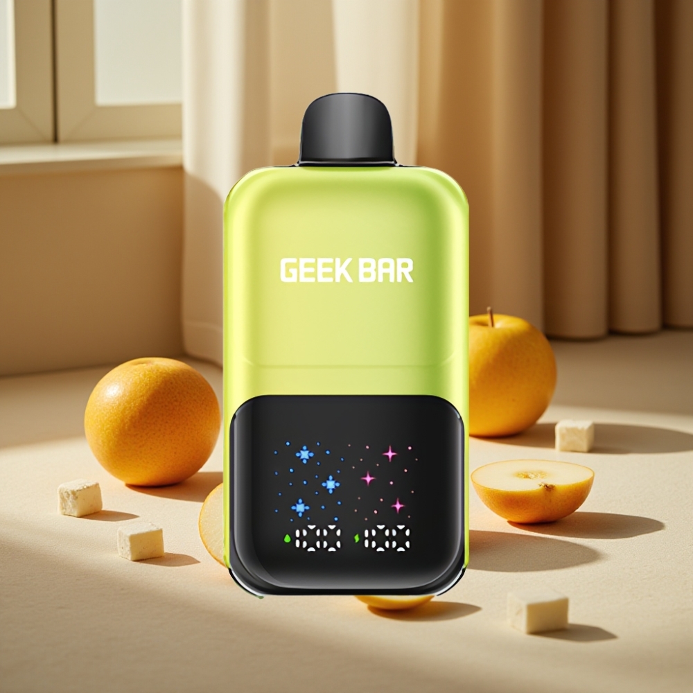 GEEK BAR 2GO 50000 Pufuri 20ml Măr Acrișor Gheață Ecran Interactiv Baterie Reîncărcabilă