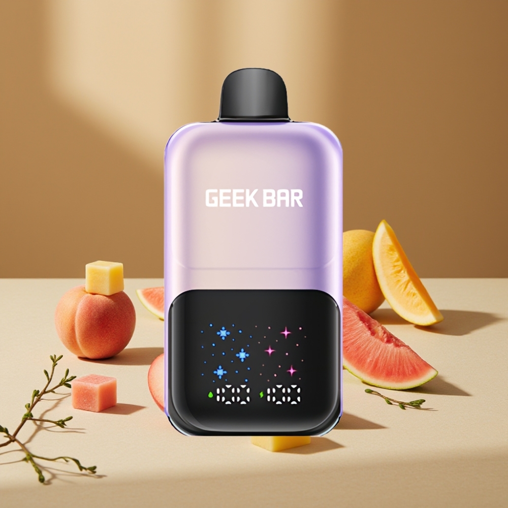 GEEK BAR 2GO Două Serii 50000 Puffs Ecran Mare Interactiv 20ml Capacitate