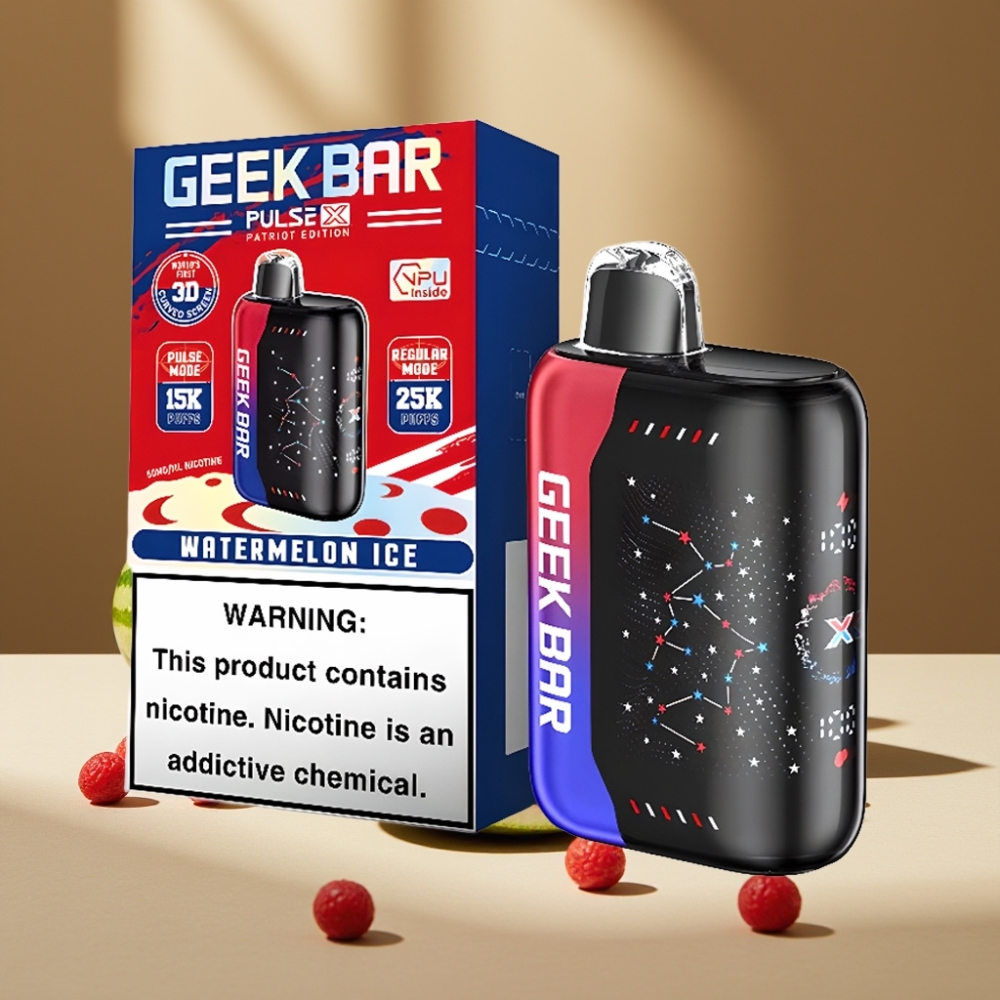 Geek Bar Pulse X 25000 Pufuri Ediția Patriot 18mL 5% Nicotină