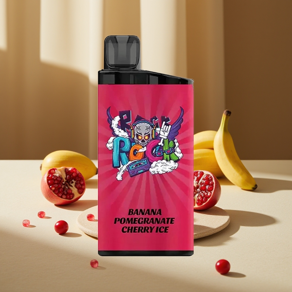 IGET Bar 3500 Pufuri Banana Rodie Cireșă Gheață 1400 mAh 1.2 Ohm Mesh Coil