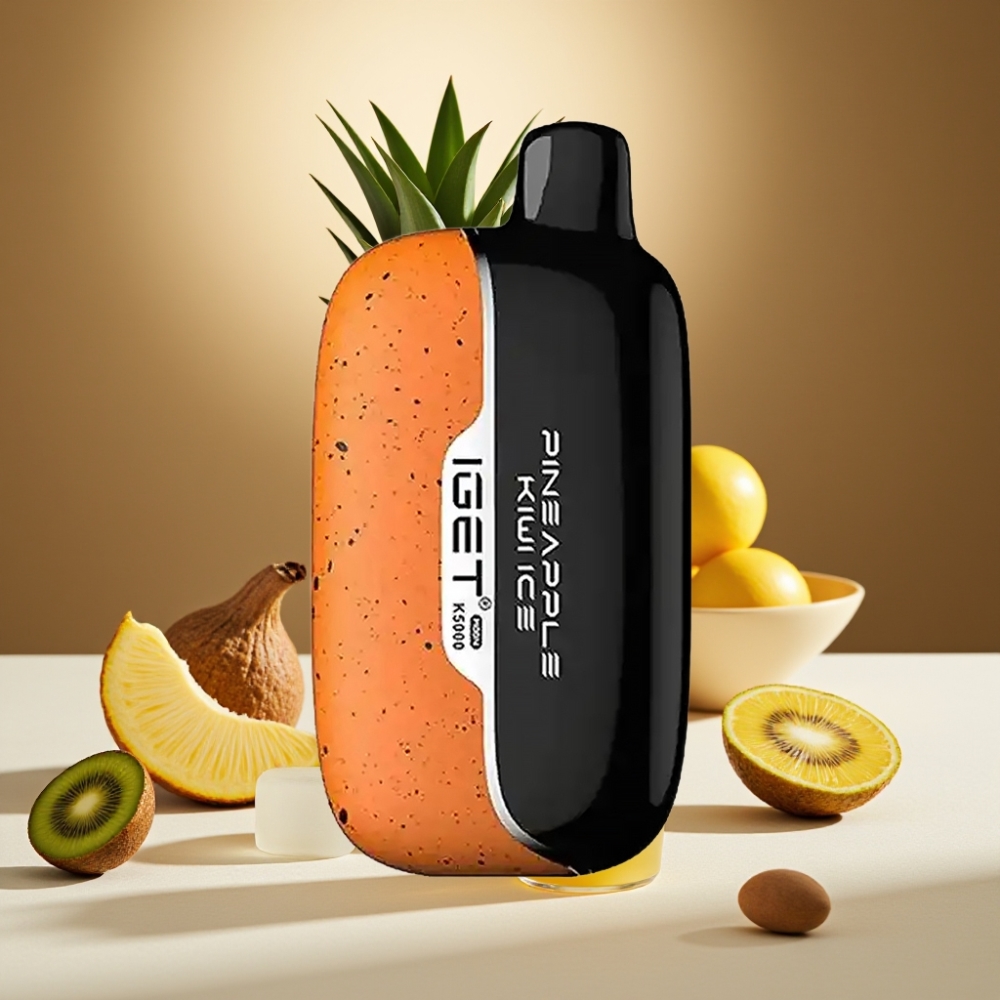 IGET Moon K5000 Pufări Ananas Kiwi Gheață, 5000 Pufări, 81.5 g