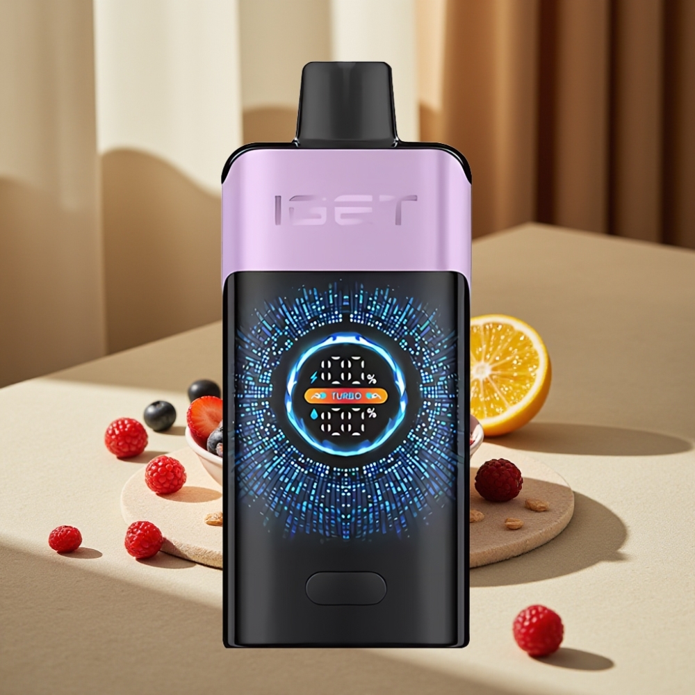 IGET ONE 12000 Puffs Disposable Vape Fructe de Pădure cu Gheață 2700 mAh 0.6 ohm