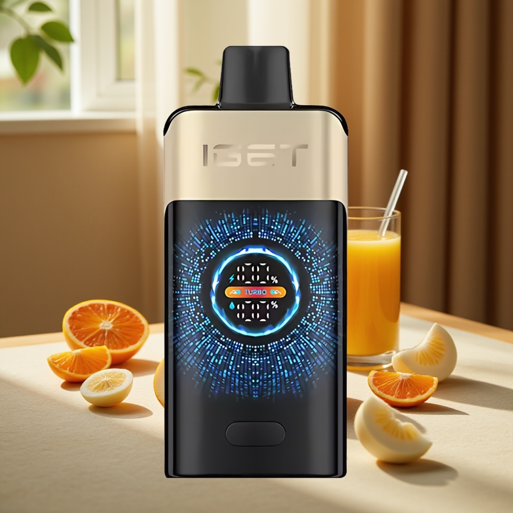 IGET ONE 12000 Puffs Disposable Vape Monstru Portocaliu Tropical, 2700 mAh, 0.6 ohm