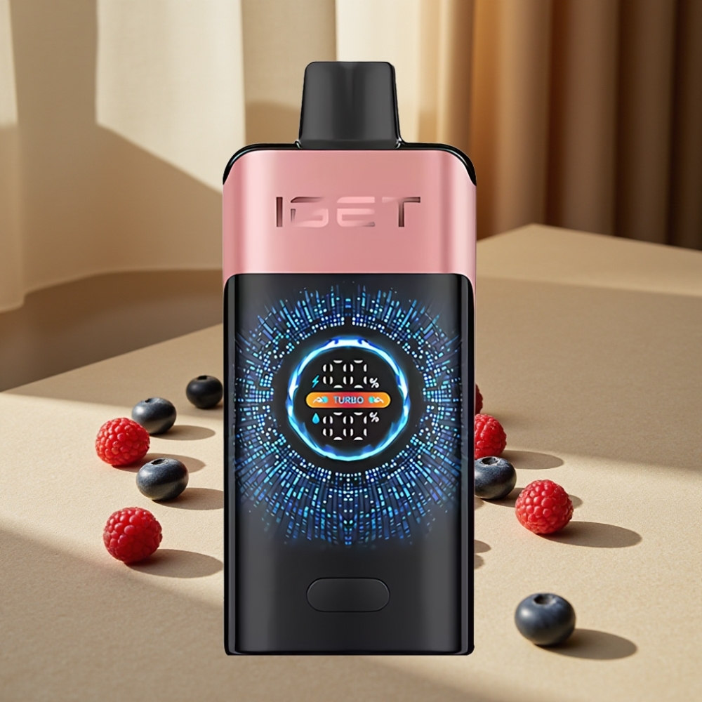 IGET ONE 12000 Pufuri Disposable Vape Afine Zmeură 2700 mAh 0.6 ohm