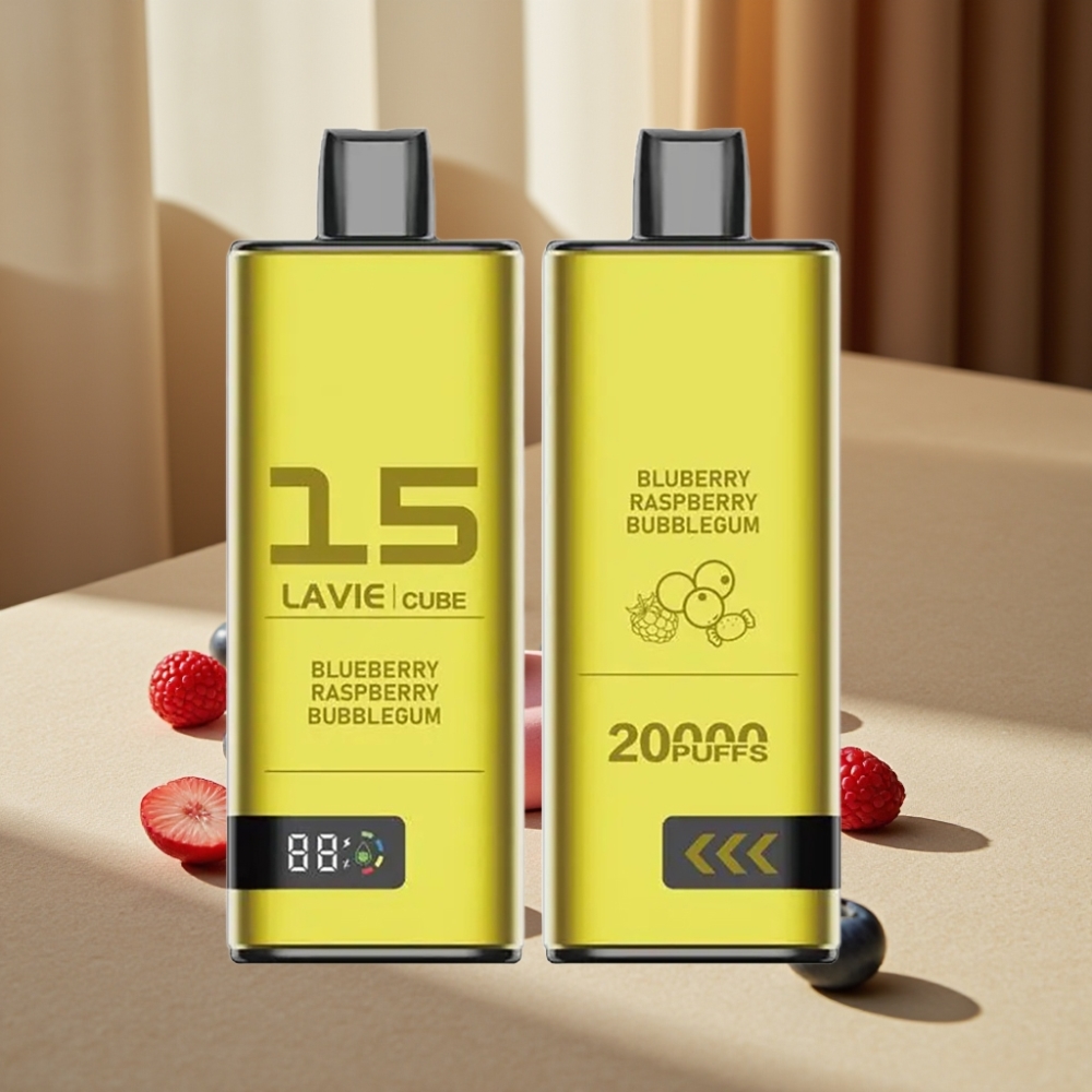 Lavie Cube 20000 Puffs Disposable Vape Afine Zmeură Bubblegum 28ML 600mAh