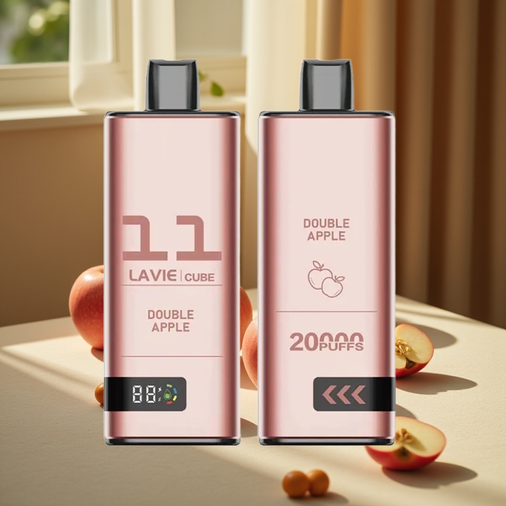 Lavie Cube 20000 Puffs Măr Dublu 28ML 600mAh