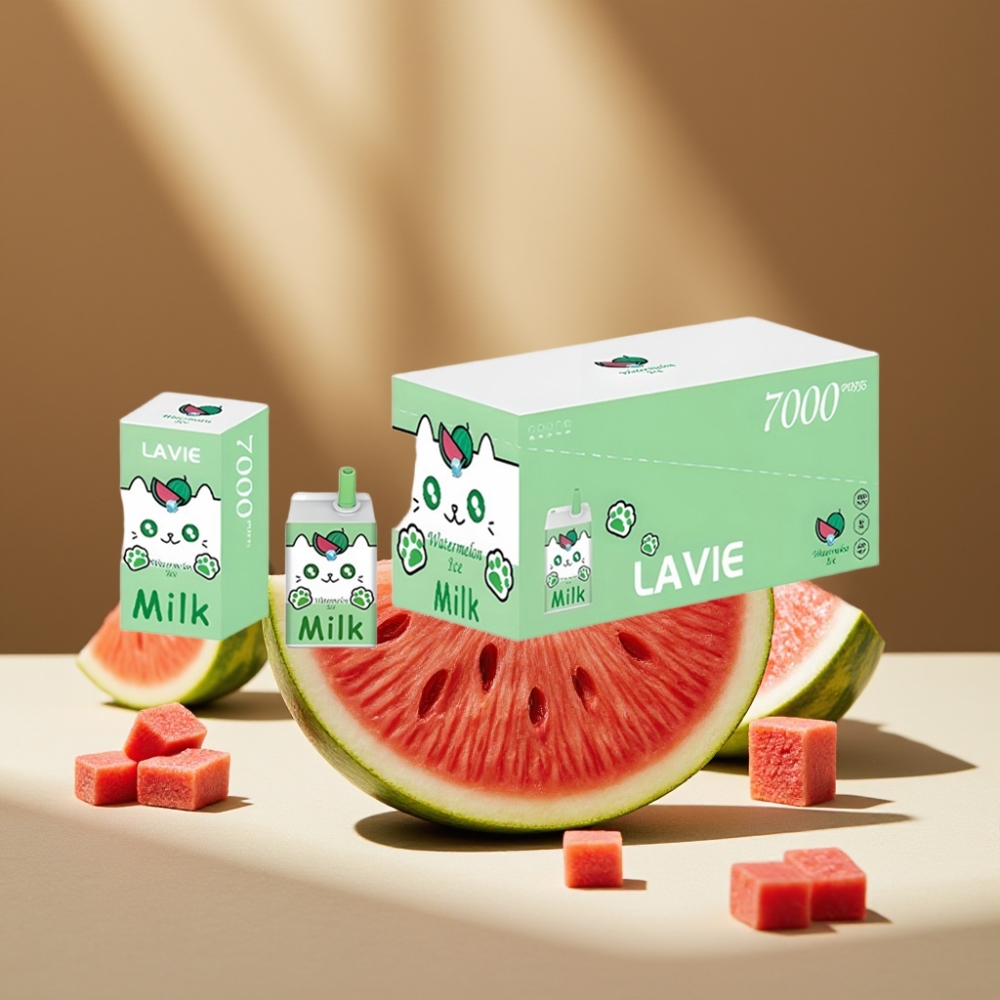 LAVIE Milk 7000 Puffs Pepene Gheață 16ML 600mAh