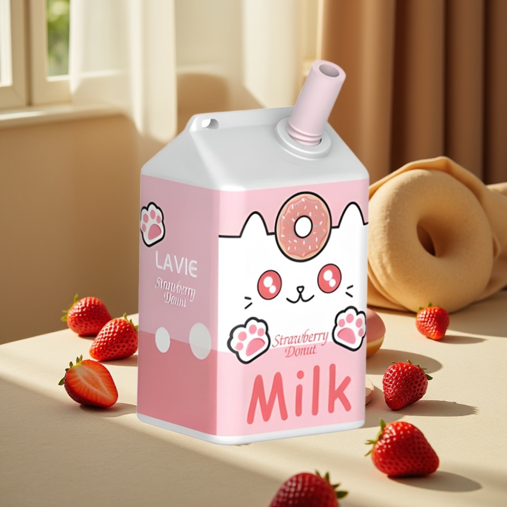 LAVIE Milk 7000 Pufuri Cozonac cu Căpșuni 16ML 600mAh