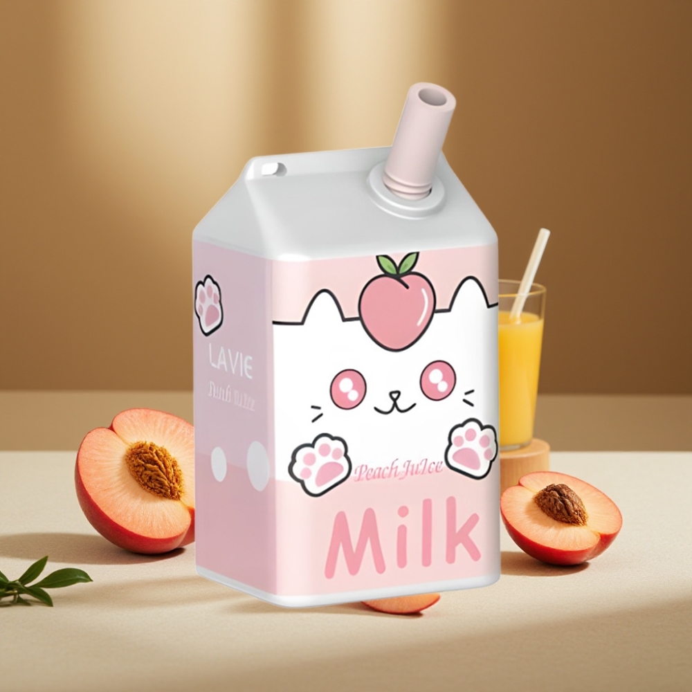 LAVIE Milk 7000 Pufuri Suc de piersici și Lapte 16ML 600mAh