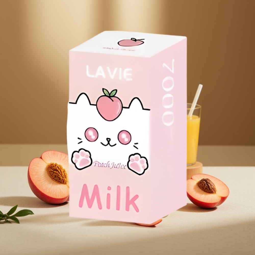 LAVIE Milk 7000 Pufuri Suc de piersici și Lapte 16ML 600mAh