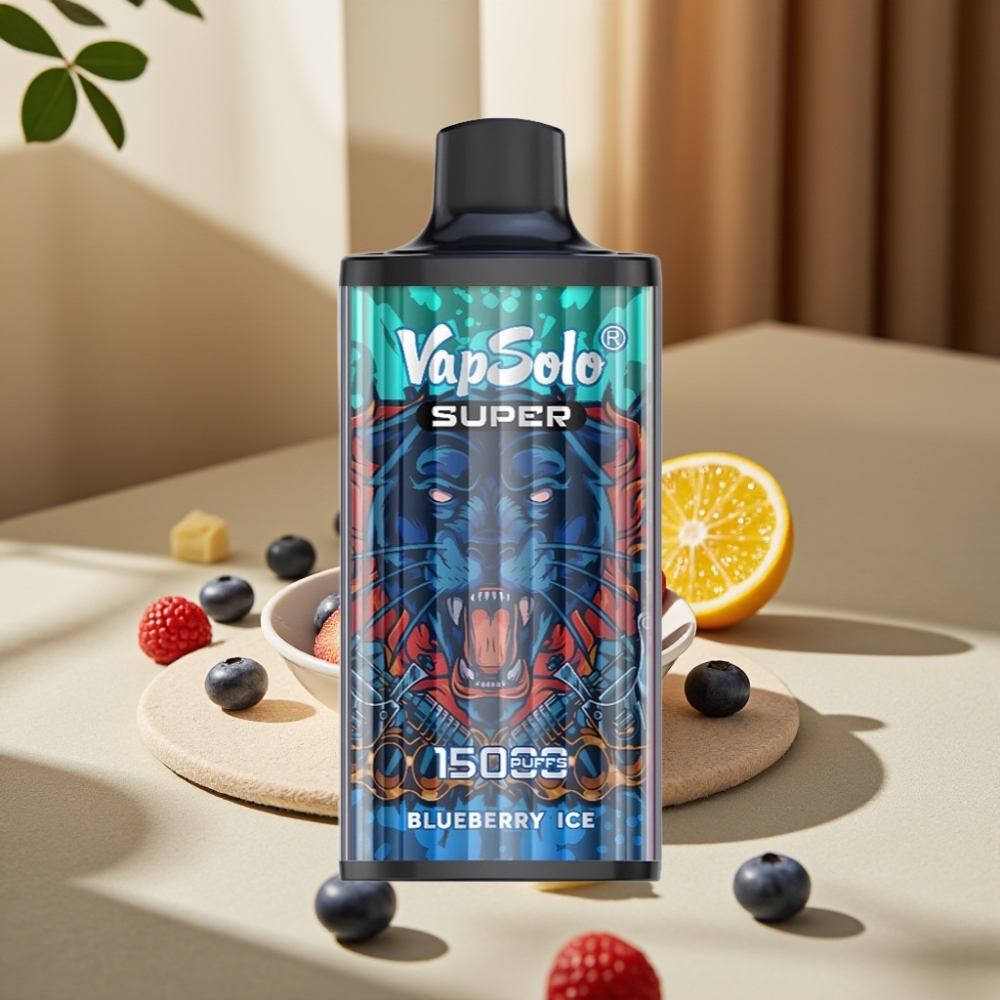 Vapsolo Super 15000 Puffs Afine Înghețate 40ml 850mAh