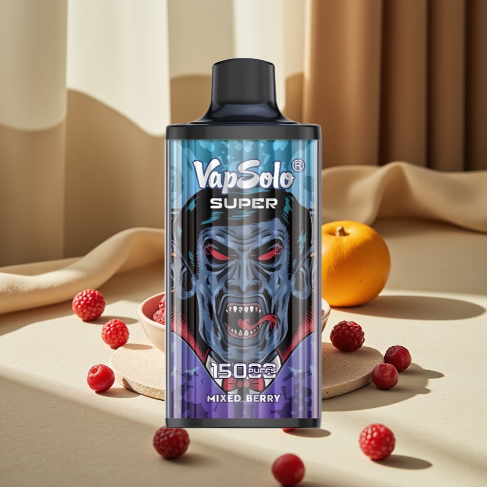 Vapsolo Super 15000 Puffs Mixed Berries (Fructe de Pădure) 40ml 850mAh