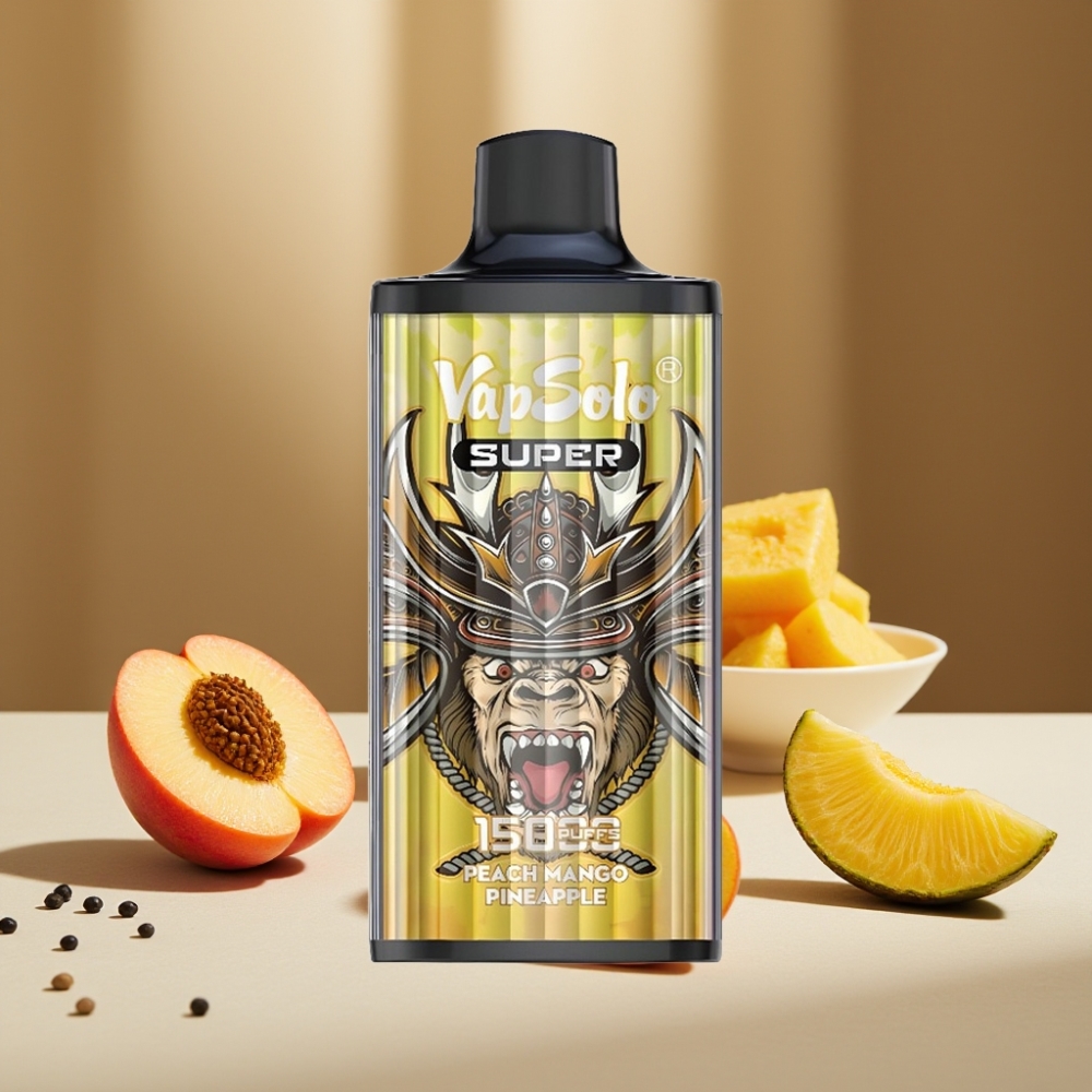 Vapsolo Super 15000 Puffs Piersic Mango Ananas 40ml 850mAh