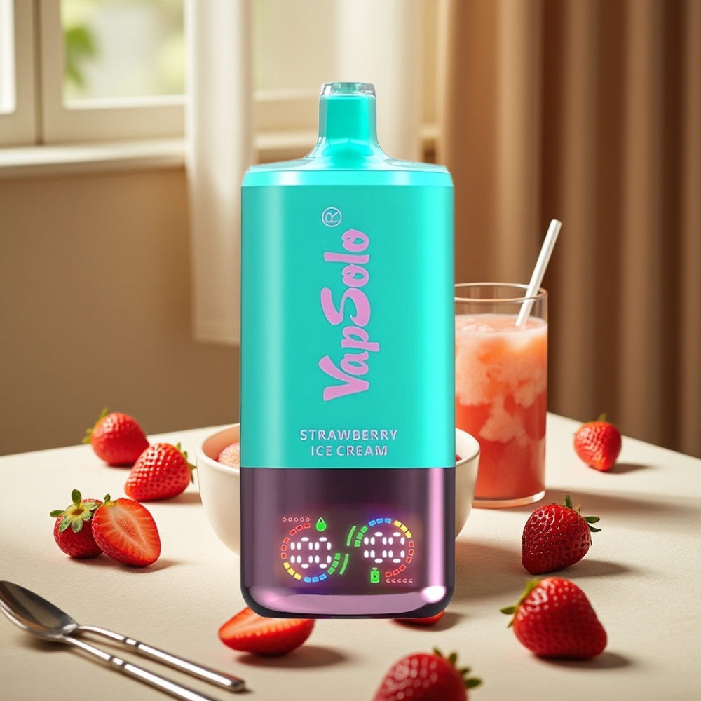 VapSolo Triple 30000 Pufuri Cireașă Înghețată 40ml 20mg/ml