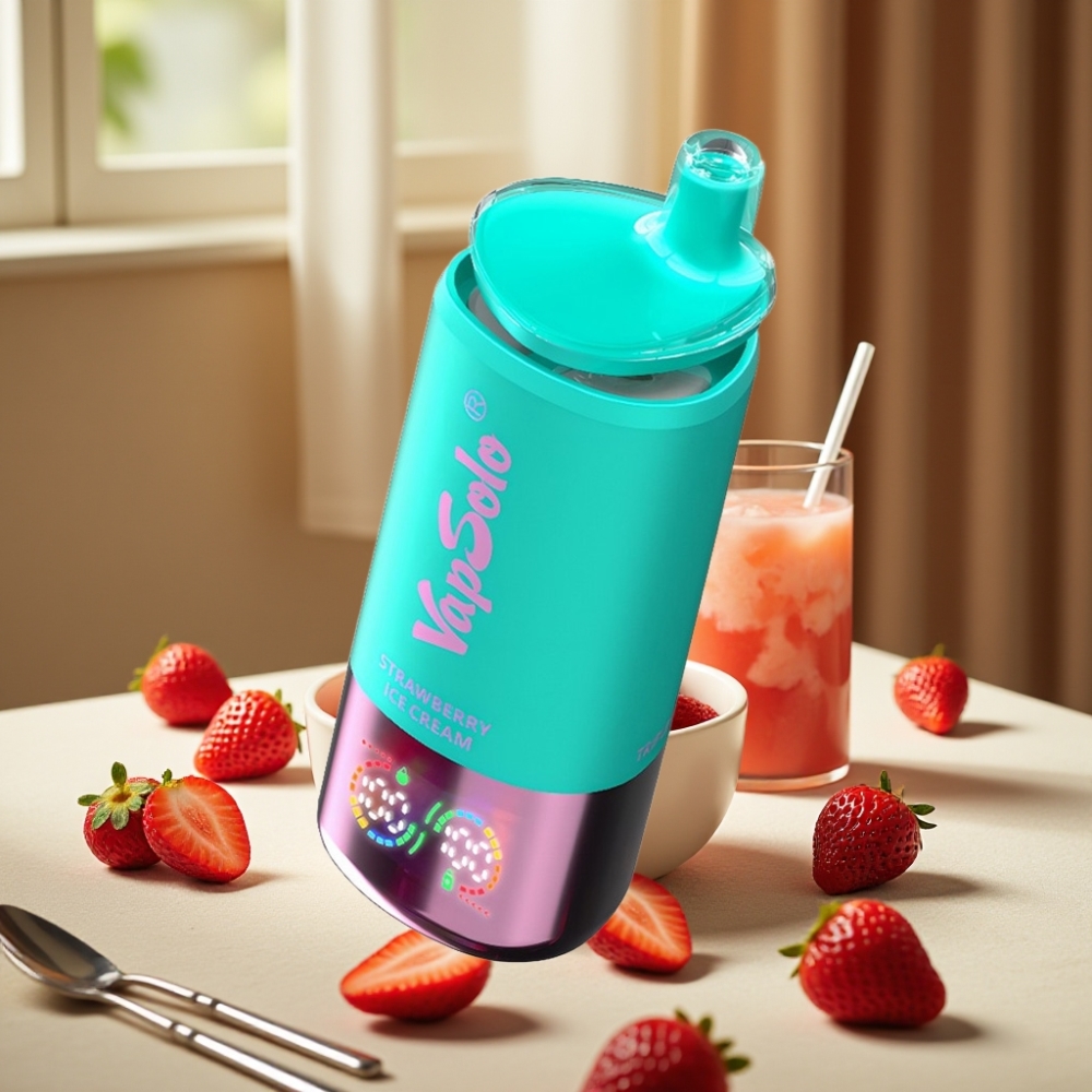 VapSolo Triple 30000 Pufuri Cireașă Înghețată 40ml 20mg/ml