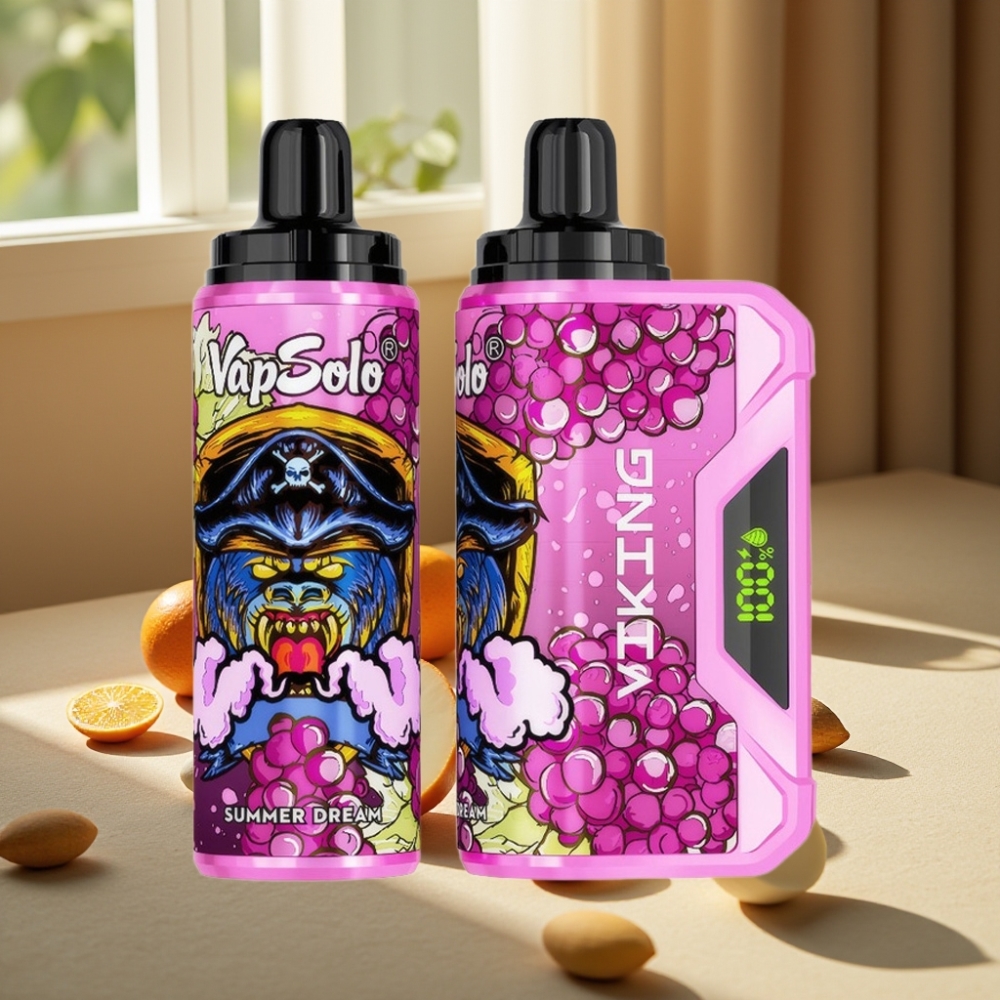 VapSolo VIKING 12000 Puffs Disposable Vape Visul Verii, 22ml, 20 mg/ml
