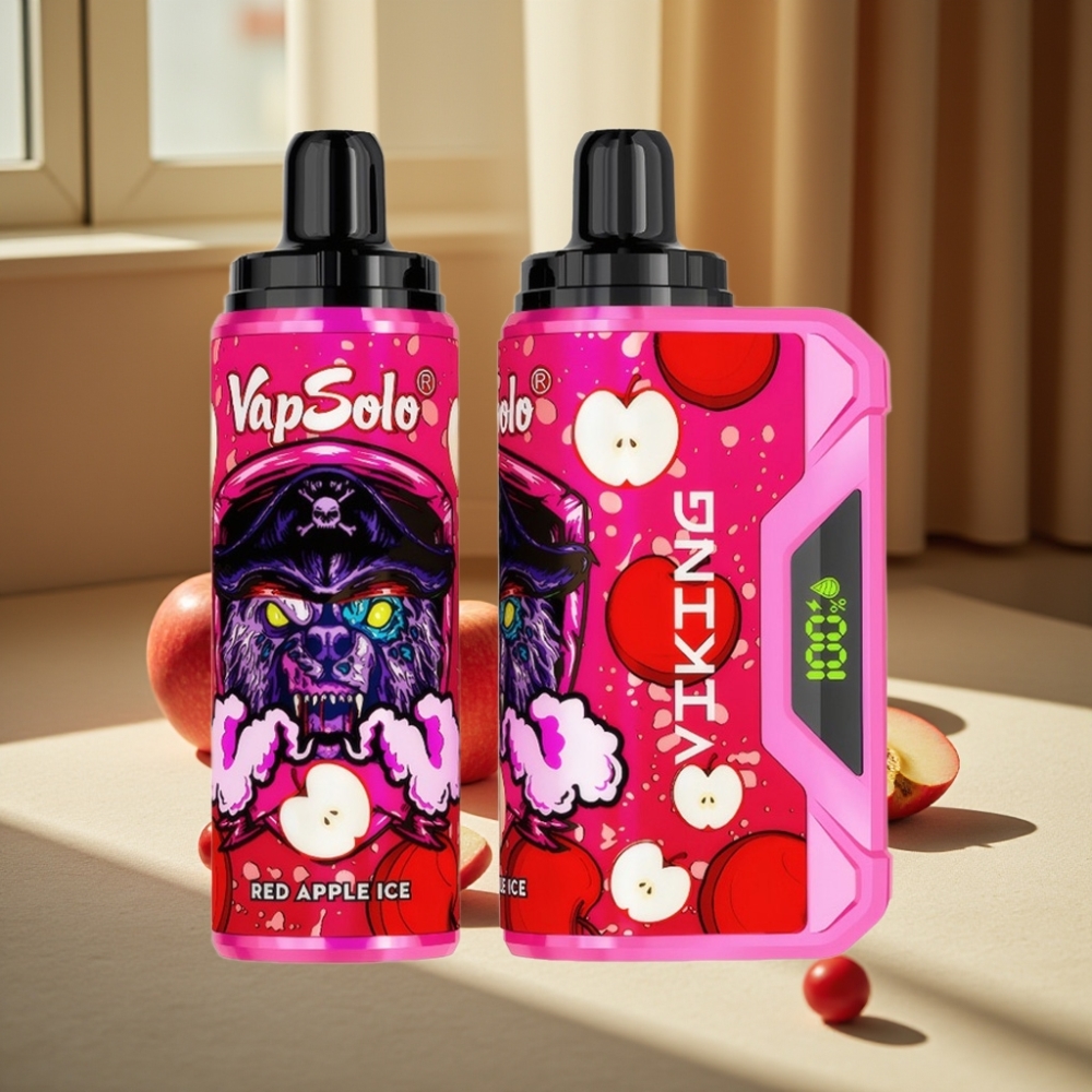 VapSolo VIKING 12000 Puffs Red Apple Ice 22ml 50 mg/ml