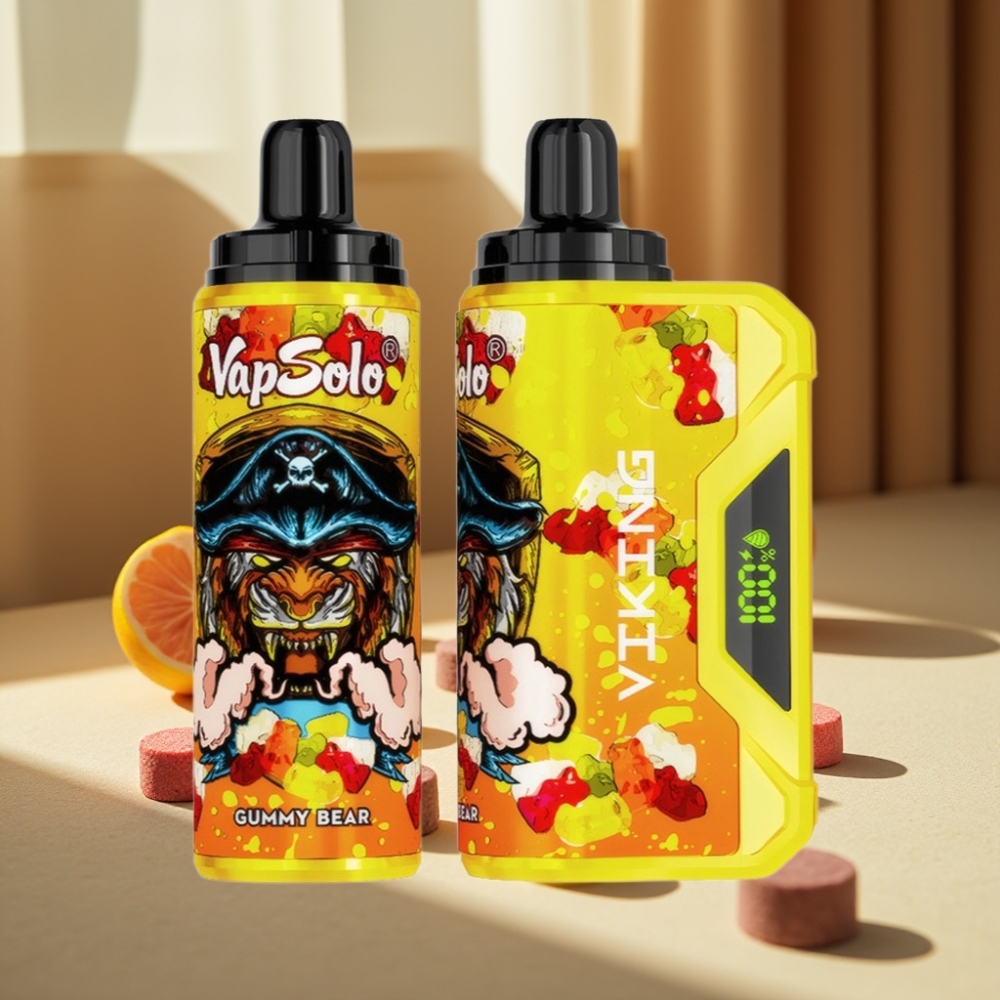 VapSolo VIKING 12000 Pufuri Disposable Vape Gummy Bear 22ml 20 mg/ml