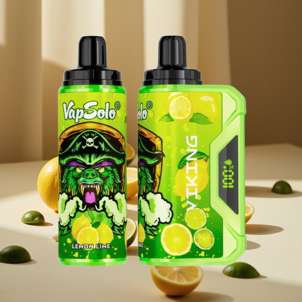 VapSolo VIKING 12000 Pufuri Disposable Vape Lămâie Lime 22ml 20mg/ml