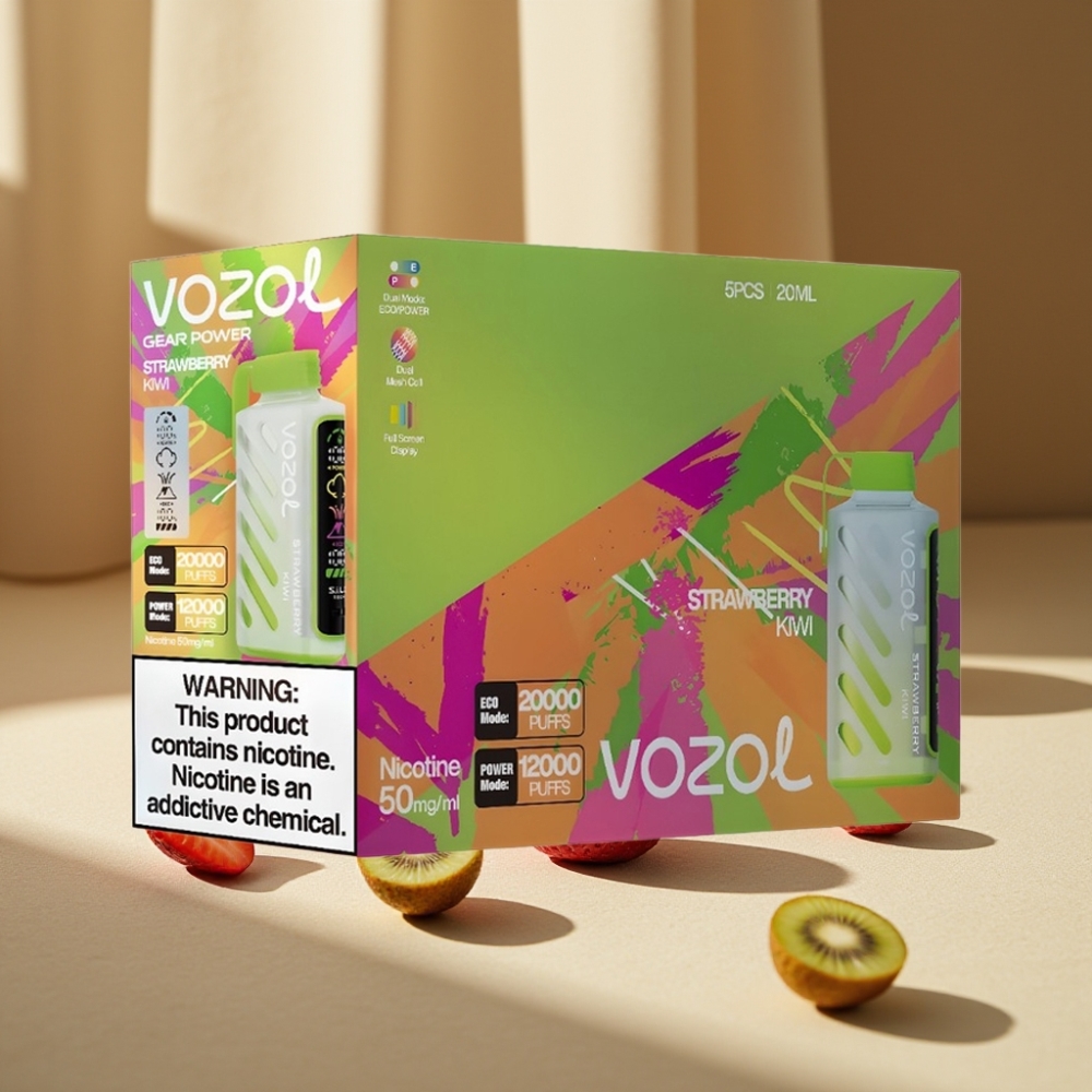 VOZOL Gear Power 20000 Pufuri Afine Kiwi, 20mL, 5% Nicotină