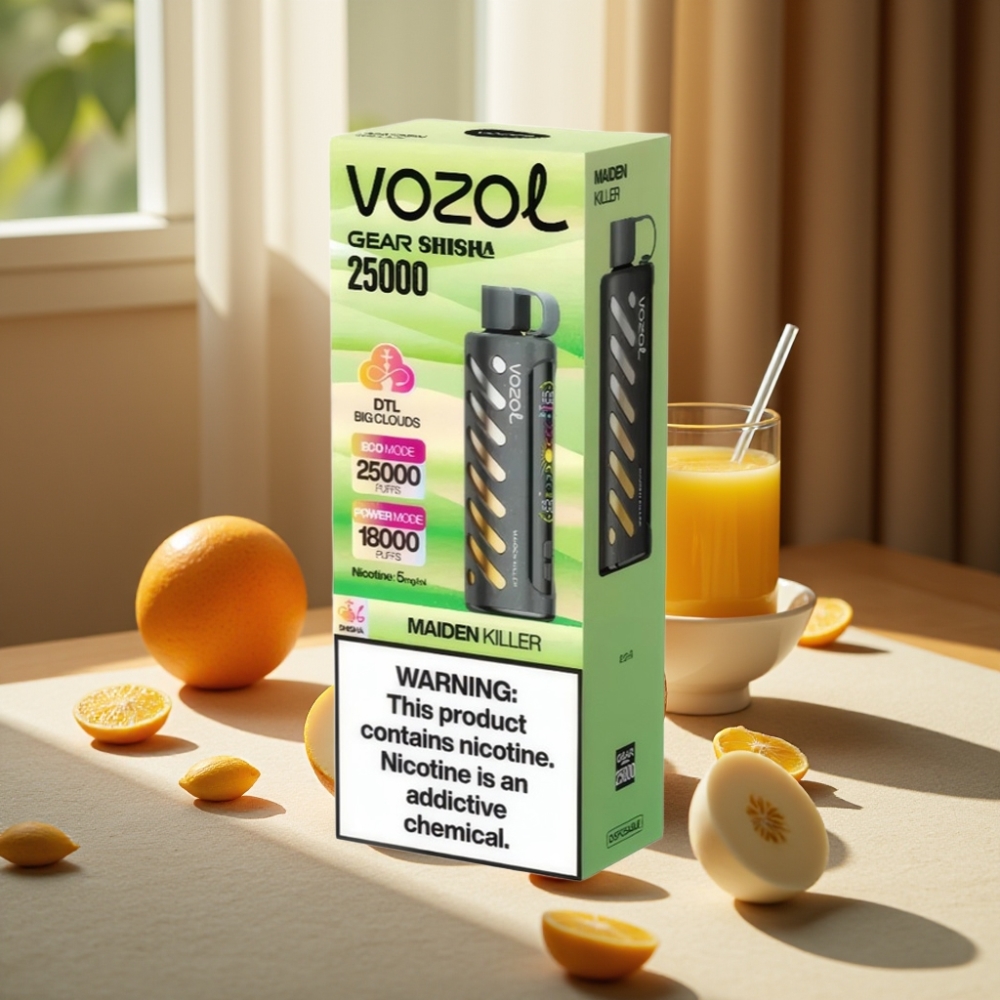 VOZOL Gear Shisha 25000 Puffs Maiden Killer 1000mAh 5mg/ml