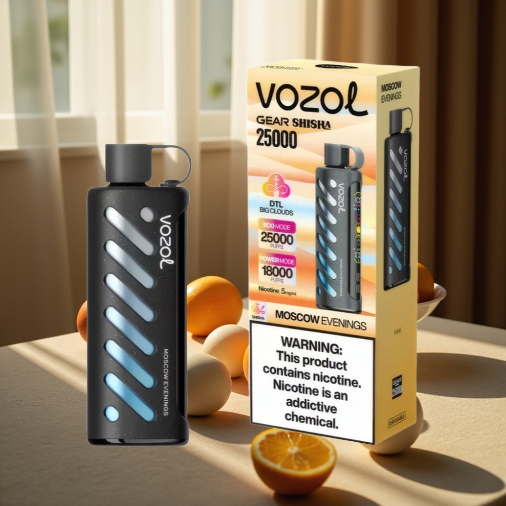VOZOL Gear Shisha 25000 Pufuri 1000mAh 5mg/ml Moscova Seara