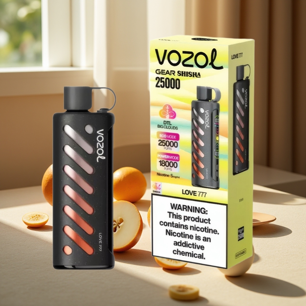VOZOL Gear Shisha 25000 Pufuri Aromă Love 777 5mg/ml 1000mAh