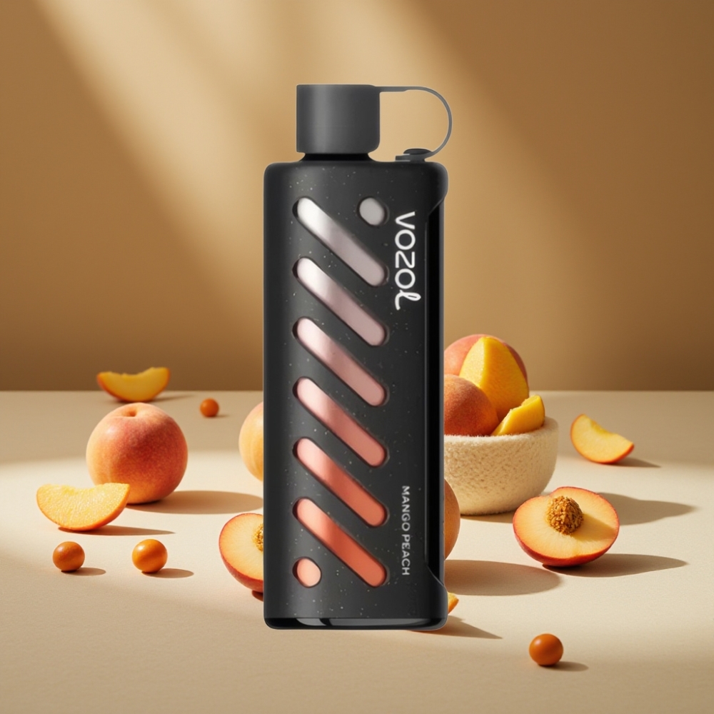 VOZOL Gear Shisha 25000 Pufuri Aroma Mango piersică, 1000mAh, 5mg/ml