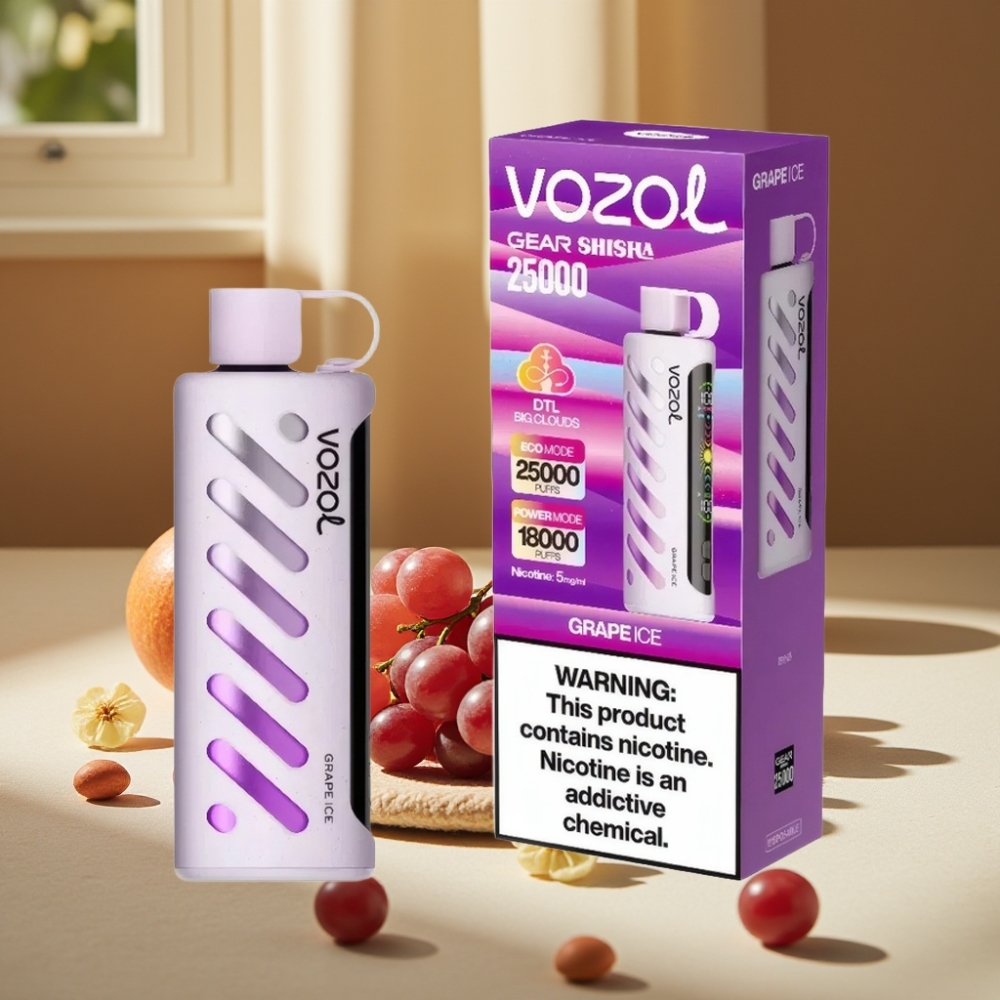 VOZOL Gear Shisha 25000 Pufuri Strugure Gheață 1000mAh 5mg/ml