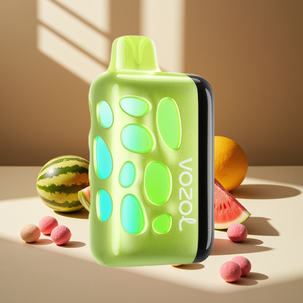 VOZOL RAVE 40000 Disposable Vape Bomboană Pepene 270° Vibrant Glow Design 80% Încărcare în 20 Min